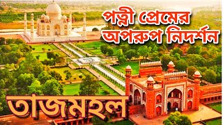 তাজমহল,পত্নী প্রেমের একটি অপরুপ নিদর্শন। আগ্রা, ভারত।