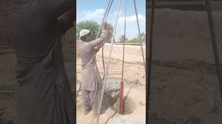 installation hand pump for poor family in village side || real work on water pump || #foryou #help