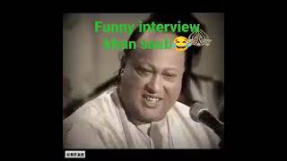 nusrat fateh ali khan Saab funny interview😂😱!!#nusrat #qwali #viral #subscribe #youtubeshorts 😂🤣🙏