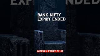 Bank Nifty Weekly Expiry ended #sensex #trading #banknifty #stockmarketindex