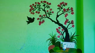 #painting as wall stickers #arcylicpainting#artwork #beautiful and attractive switch board painting