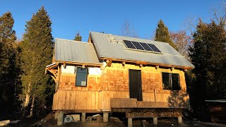 A Sunny Winter Day at the Off Grid Cabin