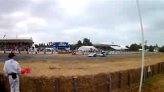 Volkswagen I.D R Pikes Peak going up Goodwood hill