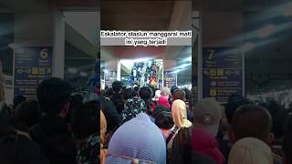 Eskalator stasiun manggarai mati ini yang terjadi