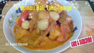 Bumbu Bali Tahu Tempe