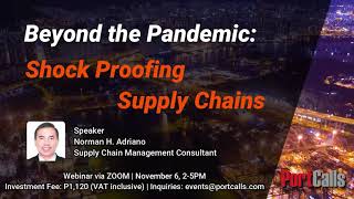 Beyond the Pandemic: Shock Proofing Supply Chains