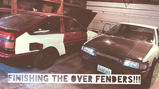 RUSSELLS NEW TRUCK & AE86 OVER FENDERS!!!