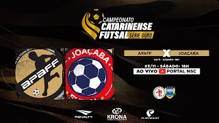 CAMPEONATO CATARINENSE SÉRIE OURO 2024 - Quartas-Finais - APAFF X Joacaba Futsal