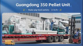 Animal Feed Pellet Processing Unit #livestock #poultry #feedmachine #machine #unit #factory