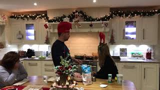 Jamie making Nan Bread with his helpers!