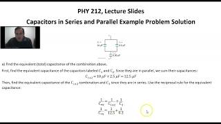 Capacitors Series/Parallel, Stored Charge/Energy Calculation