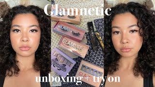 Glamnetic Magnetic Lashes & press-on nails unboxing + try-on