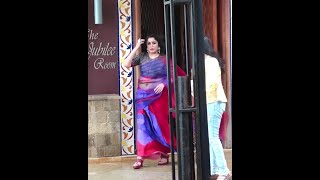 ACTRESS RAMYA KRISNAN VERY HOT IN A TRANSPARENT SAREE