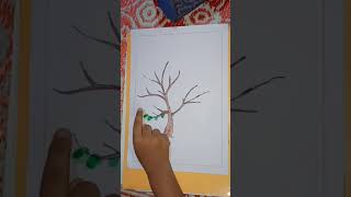 Finger print tree 🌴🌴|| kids activitiy