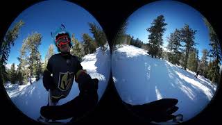 Aaron and Ray snowboarding at Lee Canyon 3/3/2019 - 360 video