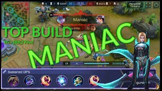 TOP BUILD KARINA - Maniac Maniac and Maniac - MOBILE LEGENDS