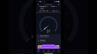 Starlink Internet on Icon of the Seas Speed Test