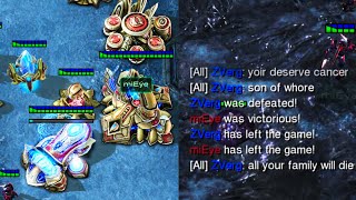 1 Gate Two Armor, Charge.. and 7 Gate all in VS Zerg (As Protoss) He Got Mad