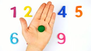 Make Numbers from 0 to 9 with Play Dough | Learn to Count for Kids | Numbers Game