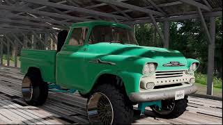 Lifted Chevrolet Apache 1958 - BeamNG.Drive #apache