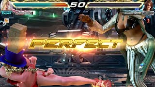 Tekken 7 ranked VS bot - 100 victorias consecutivas (versión extendida)