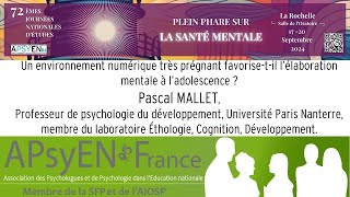 Un environnement numérique très prégnant favorise-t-il l’élaboration mentale à l’adolescence ?