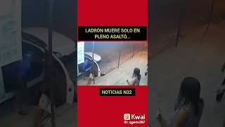 Delincuente mu*re en pleno asalto | kira ataca de nuevo #shorts