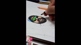 How to draw Rohit Sharma step by step | Drawing Tutorial| YouCanDrawPart 1 #rohitsharma#art#portrait