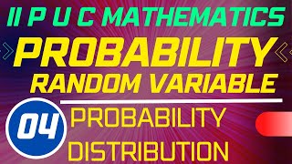 Random Variable and Probability Distribution