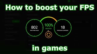 How to boost your FPS in games