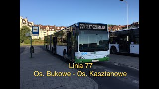 Autobusem po Szczecinie - linia 77 (Bukowe - Kasztanowe) #2980