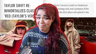 reacting to the red (taylor’s version) from the vault songs