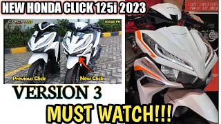 New Honda Click 125i V3 review,color,specs, and new features // Ang bagong Honda Click 2023 V3