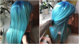 Farbowanie włosów | Hair Dyeing | Blue to Seafoam | Iro Iro Hair Color