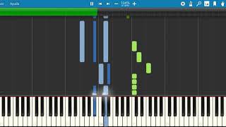 Follow - Karol G Anuel AA Piano Tutorial (Synthesia)