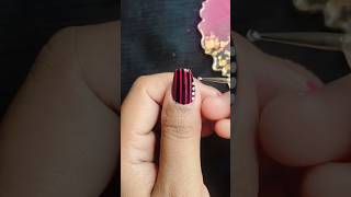 Striping tape Nail art at home 💅#trending#shortvideo#video#shorts#nailart#youtubeshorts