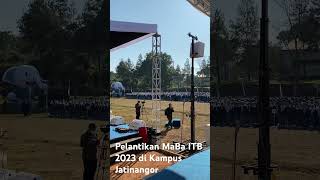 Pelantikan Mahasiswa Baru S1 ITB 2023 di Kampus Jatinangor