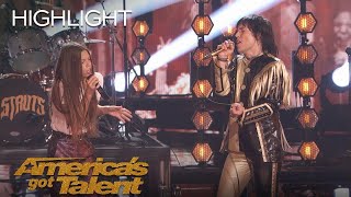 Courtney Hadwin And The Struts Rock The Stage With A Janis Joplin Hit - America's Got Talent 2018