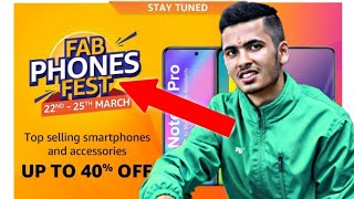 Amazon fab Phone fest sale 2021🔥| Amazon holi sale, biggest discount on mobile,#holi sale#holi2021