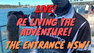 LIVE! The Entrance Fishing Adventure! Re-Living The Adventure!