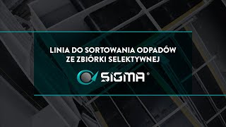 Nowoczesna linia do sortowania odpadów ze zbiórki selektywnej