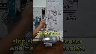 3phase motor single phase power supply using sensor with maintaining contact