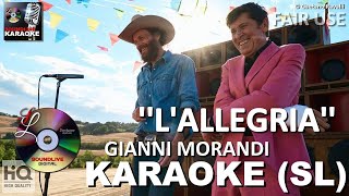 Gianni Morandi - L' Allegria - karaoke (SL)