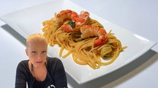 Jak správně připravit krevety. Krevetová omáčka a linguine. Francouzský bisque.