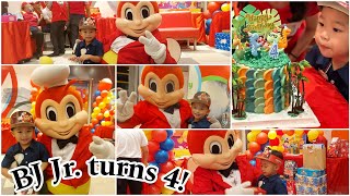 BJ Jr. Jollibee Birthday Party | Opening of gifts