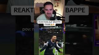 REAKTION auf MBAPPE PRIME😱🔥 #fyp #mbappe #erne #clips #football