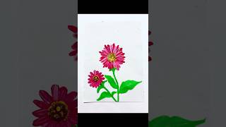 How to draw flowers 🌼Painting #Short##