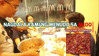 Menudo sa McDO - The Chef Professor