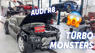 2021 AUDI R8 | TURBO CAMARO STARTS UP | LT1 CORVETTE BUILD