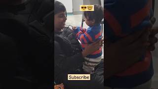 #Baby funny fighting with brother#baby wins#sibilings  #funnyshorts#shortsfeed#batman